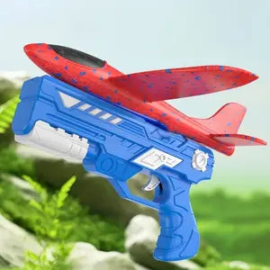Airplane Launch Toy, Foam Glider Flight Toy, Suitable for Boys, 2 Flying Modes Outdoor Toy, Birthday Gift