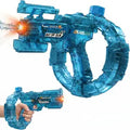 Electric Water Gun with Light Effects, Automatic Continuous Fire, Adult and Kids Splash Toy, Summer Beach Pool